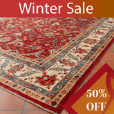 Handmade fine Afghan Ziegler rug - WS284938