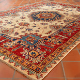 Handmade fine Afghan Kazak rug - 307881