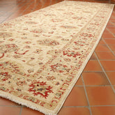 Fine handmade Afghan Ziegler wide runner - 307924