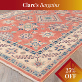 Handmade Luxury Commercial Afghan Kazak rug - CB308806