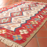 Handmade Fine Turkish Seccade Kilim rug - 309480