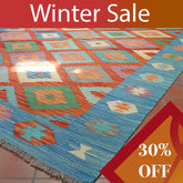Handmade Afghan Kilim - WS309546