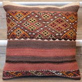 Small Handmade Turkish kilim cushion -309674-BE