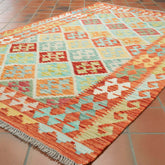 Handmade Afghan Kilim - 309710