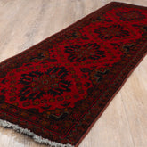Handmade Afghan Khal Mohammadi short runner - 309781