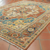 Handmade Afghan Heriz rug - 309822