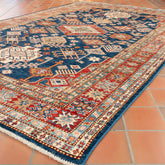 Handmade fine Afghan Kazak rug - 309838