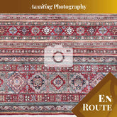 Handmade Afghan Kharjeen carpet - ENR309843