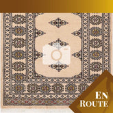 Handmade Butterfly design Bokhara rug - ENR309941