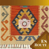 Handmade 2mtr Afghan Kilim runner - ENR310029