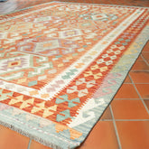 Handmade Afghan Kilim Rug - 310167