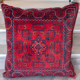 Handmade Afghan Kunduz Pile Cushion - 310276