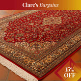 Fine handmade Kashmir Silk rug - CB306355