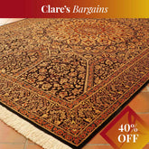 Extra fine handmade Oriental Qum silk rug - CB307655