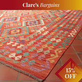 Handmade oversize Afghan Kilim - CB309281