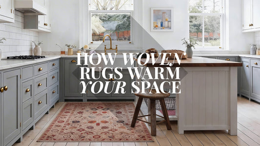 How woven rugs warm your space – From insulation to visual interest