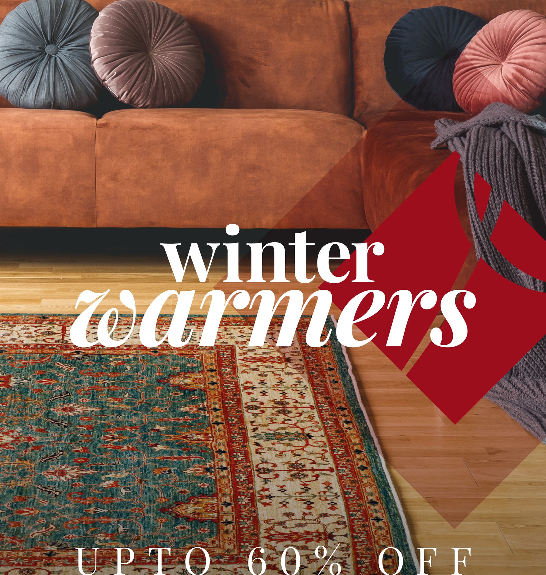 Winter Sale get lowest priced hand made rugs