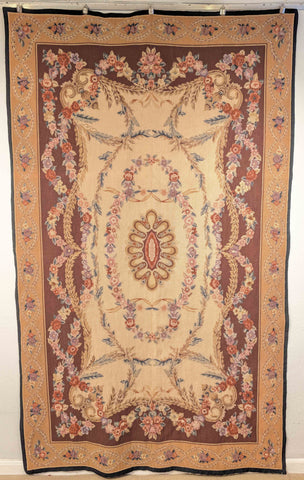 Chinese needle point flat weave rug or wallhanging - WS150507