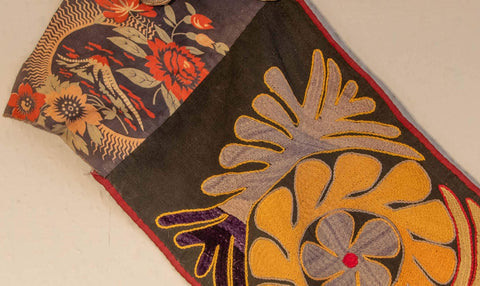 very old Fine silk camel decoration - 160369