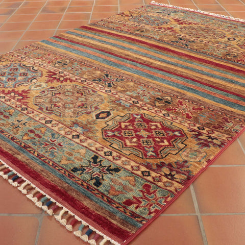 Fine handmade Afghan Samarkand rug - 284617