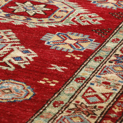 Fine handmade Afghan Kazak runner - 29524682