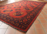 Handmade Afghan Ersari carpet - 295850