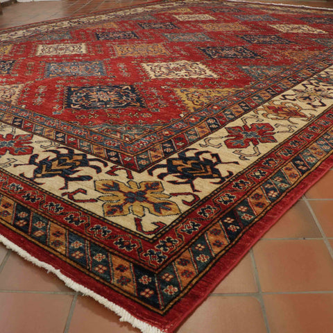 Handmade Afghan Kazak carpet - 29524879