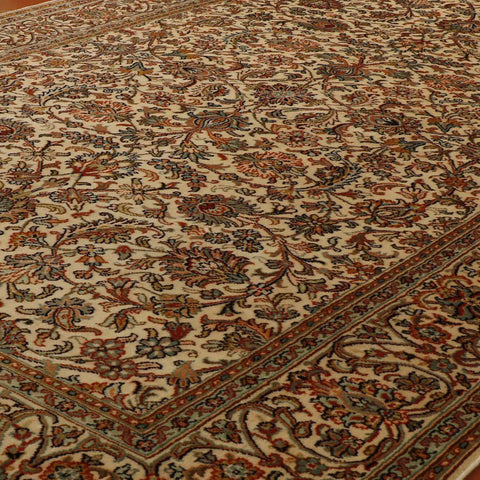 Fine handmade Kashmir silk rug - 306279