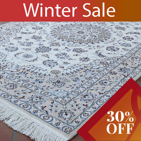 Fine handmade Oriental Nain rug - 30625301