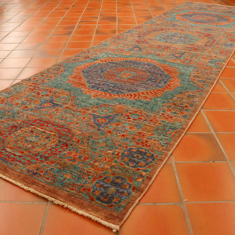 Fine handmade Afghan Mamluk runner - 306519