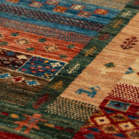 Handmade Afghan Loribaft runner - 306549