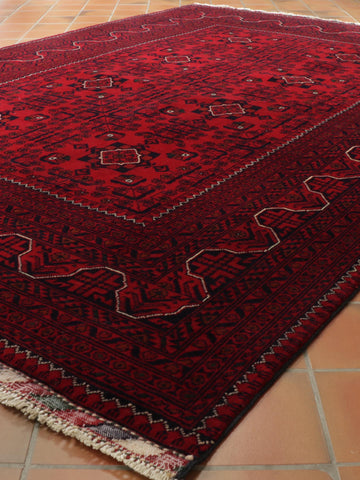 Handmade Afghan Kunduz rug - 306983