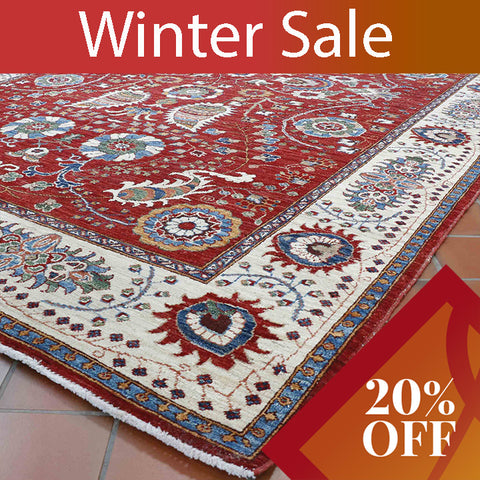 Handmade Afghan Kharjeen carpet - 30625985