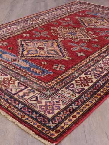 Handmade fine Afghan Kazak rug - 307027