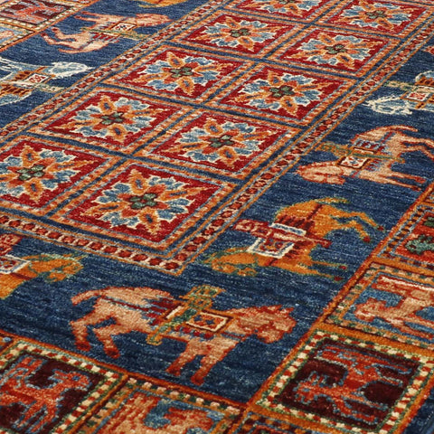 Handmade fine Afghan Samarkand runner - 307076