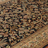 Handmade extra fine Kashmir silk rug - 307280