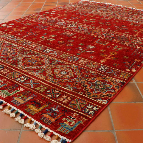 Handmade Afghan Aryana rug - 307345