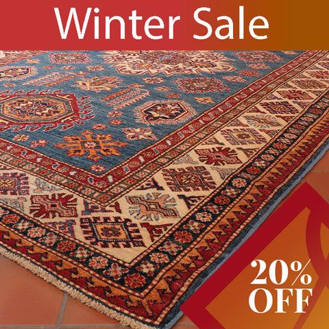 Handmade fine Afghan Kazak rug - 30725452