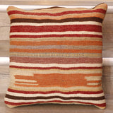 Small Handmade Turkish kilim cushion - 307516