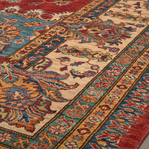 Fine handmade Afghan Kazak carpet - 307648