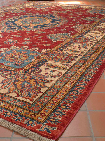 Fine handmade Afghan Kazak carpet - 307648