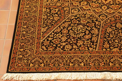 Extra fine handmade Persian Qum silk rug - 307655