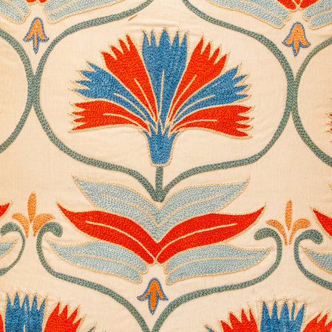 Handmade Uzbek Suzani Silk Cushion - 307746-AT