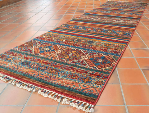 Handmade Afghan Kharjeen runner - 307811