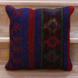 Small Handmade Turkish kilim cushion- 307856