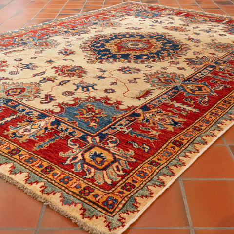 Handmade fine Afghan Kazak rug - 307881