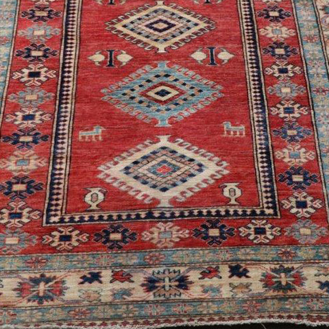 Fine handmade Afghan Kazak rug - ENR307885