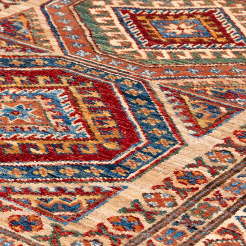 Handmade fine Afghan Kazak rug - 307892