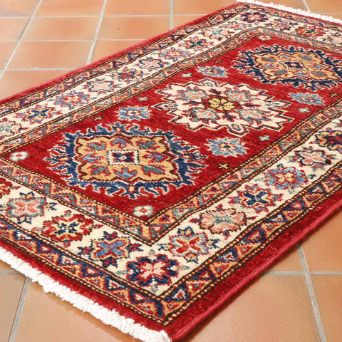 Fine handmade Afghan Kazak rug - 307901