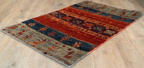 Handmade Afghan Luri Gabbeh rug - 307978A